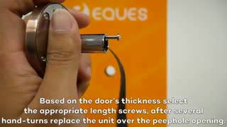 آموزش نصب چشمی درب دیجیتال