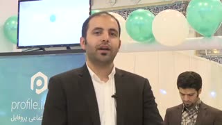 بازدید از غرفه پروفایل و گپی کوتاه با آنها