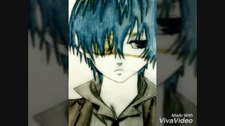 کشیدم افتزاح شد باید موهاش رو تیره تر می کردم دوباره از اول می کشم