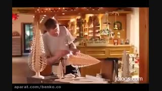 درست کردن کاج تزئینی با چوب