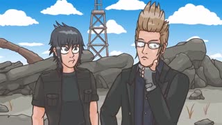 کارتون خنده دار بازی Final Fantasy XV