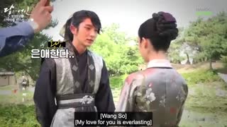 پشت صحنه قسمت عاشقانه عاشقان ماه-قلب سرخ گورویو