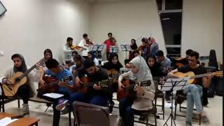 تمرینات ارکستر پاپ آراد به سرپرستی استاد امیر کریمی