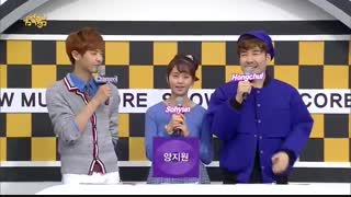 پارک چانیول وکیم سوهیون دربرنامه موزیک کره(تولداوپامون مبارک)