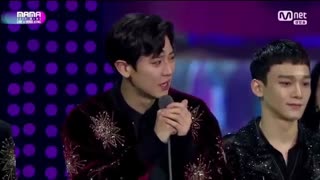 کات گریه چانیول تو مراسم امروز MAMA 2017 «ترجمه حرفاش تو  توضیحات »_ ما اکسوالا تا ابد اکسو رو حمایت میکنیم_WE ARE ONE