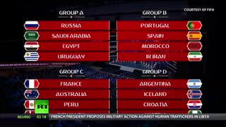 جدول نهایی قرعه کشی بازیهای جام جهانی فوتبال 2018 روسیه تیم های جهانی