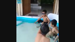 استخر بادی 4گوشه با صندلی