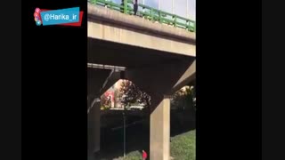 اقدام به خودکشی نافرجام دختر جوان در پل چمران اصفهان