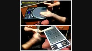 بداهه نوازی با پرکاشن های الکتریک Spd30 و Hpd20 توسط حسن مهدوی