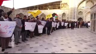 اجتماع خودجوش در حمایت از مردم مظلوم فلسطین