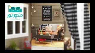 تغییر دکوراسیون پاسیو با استفاده از رنگ ها