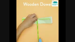 ساخت گل با دستمال کاغذی رنگی