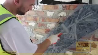 مقاوم سازی دیوار بنایی با استفاده از الیاف شیشه و الیاف کربن (FRP)