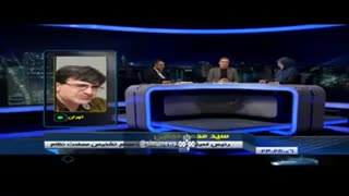 واکنش جالب مجری گفتو گوی ویژه ی خبری شبکه ی در هنگام زلزله