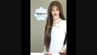 کلاه گیس های طبیعی جلوتور و تمام تور فرق دار تیناویگ