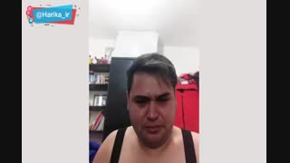گریه جوان بیکار و درخواستش از رئیس جمهور