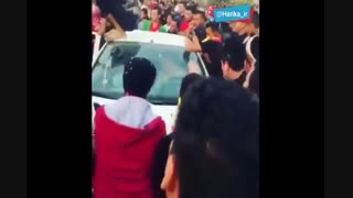 حمله هواداران فولاد خوزستان به یک هوادار پرسپولیس
