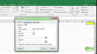آموزش Data Validation در اکسل