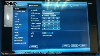 منو DVR Dahua - HD CVI - menu