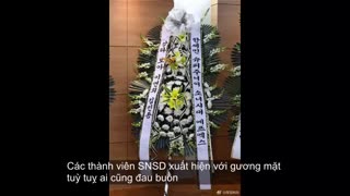 ته یون ویوناوهیویون وسوهیون ویوری از snsd درمراسم خاکسپاری کیم جانگ هیون