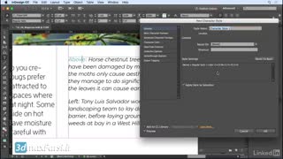 InDesign CC 2018 Using character styles