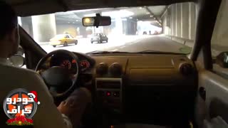 تست رانندگی لوگان در تهران ( خودرو گراف )