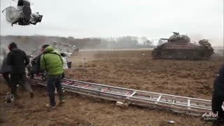 پشت صحنه فیلم Fury با حضور Brad Pitt