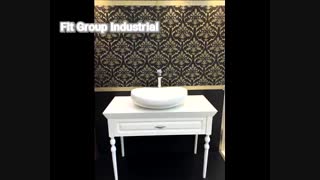 نمونه کار های روشویی کابینتی لوکس از جنس چوب، پی وی سی و سنگ مصنوعی کورین