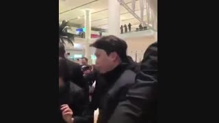 لحظه ورود اکسو به دبی