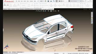آموزش solidworks طراحی خودرو طراحی ماشین