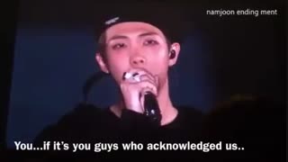 قشنگ ترین حرفی که از یه موسیقی دان شنیده شده☆فوق العاده احساسی☆(ARMY/BTS/RM/namjoon)