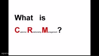 توضیح کامل نرم افزار crm قسمت یک