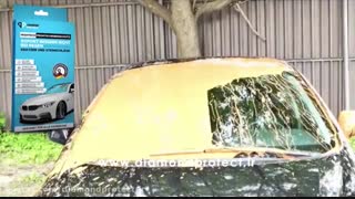 آزمایش و بررسی کارایی محافظ شیشه اتومبیل الماس