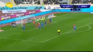 خلاصه بازی استقلال سپیدرود رشت