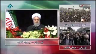 سخنرانی حسن روحانی در مراسم 22 بهمن/همه‎پرسی راه خروج از بن‌بست سیاسی