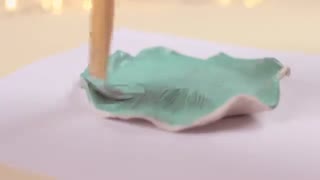 درست کردن گل نیلوفر آبی با خمیر فیمو پلیمر کلی