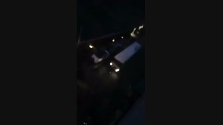 اولین فیلم از لحظه حمله با اتوبوس به ماموران نیروی انتظامی