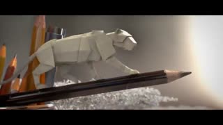 انیمیشن کوتاه حیات وحش کاغذی