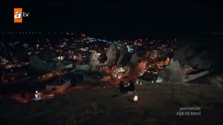 شام خوردن علی و ماوی و تماشای ستاره ها در سریال عشق و ماوی