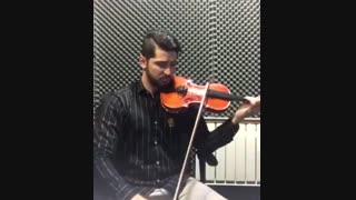 سازآهنگ زنده یادهایده خانم نوازنده ویالون استادرضاجمال