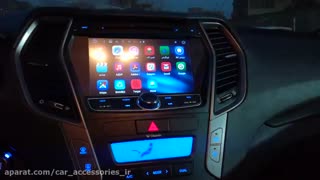 نصب دی وی دی فابریک اندروید سانتافه IX45 - ماهان اسپرت