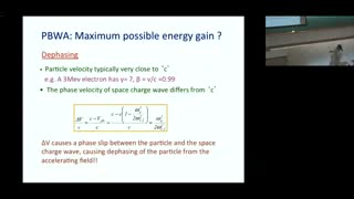 Plasma Based Particle Acceleration