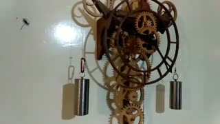 ساعت چوبی دست ساز پاندول دار