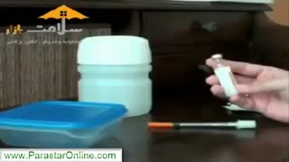 چگونه از سرنگ انسولین استفاده نمایید.