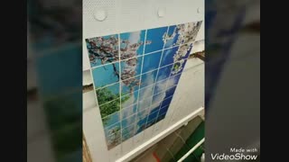 آسمان مجازی ابرارسازه،نصب سقف کاذب آسمان مجازی