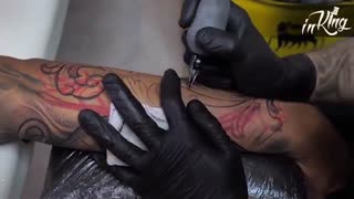 آموزش تاتو، آموزش نحوه خط انداختن (لاینینگ)