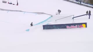 لحظات برگزیده مسابقات اسکی آزاد 2018