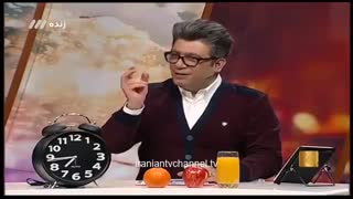 شوخی جالب رضا رشیدپور با آگهی‌های تبلیغاتی تلویزیون در برنامه حالا خورشید