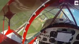 خلبان توانست چند متر مانده به زمین موتور از کار افتاده را به کار بیندازد