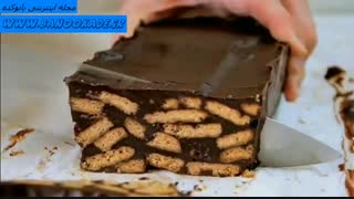 دسر شکلاتی  بدون فر